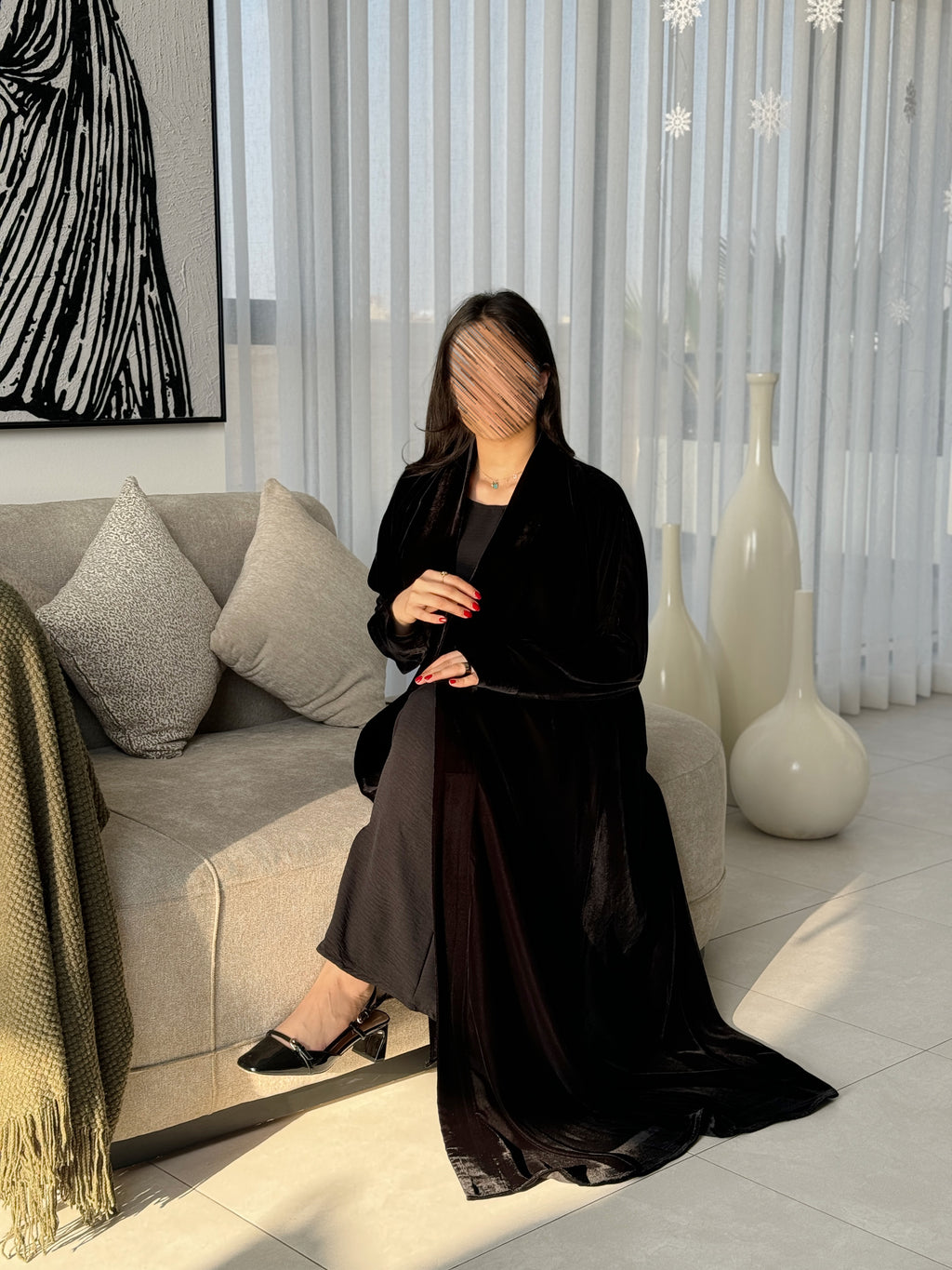 ساده مخمل فرنسي نص كلوش - SNA17