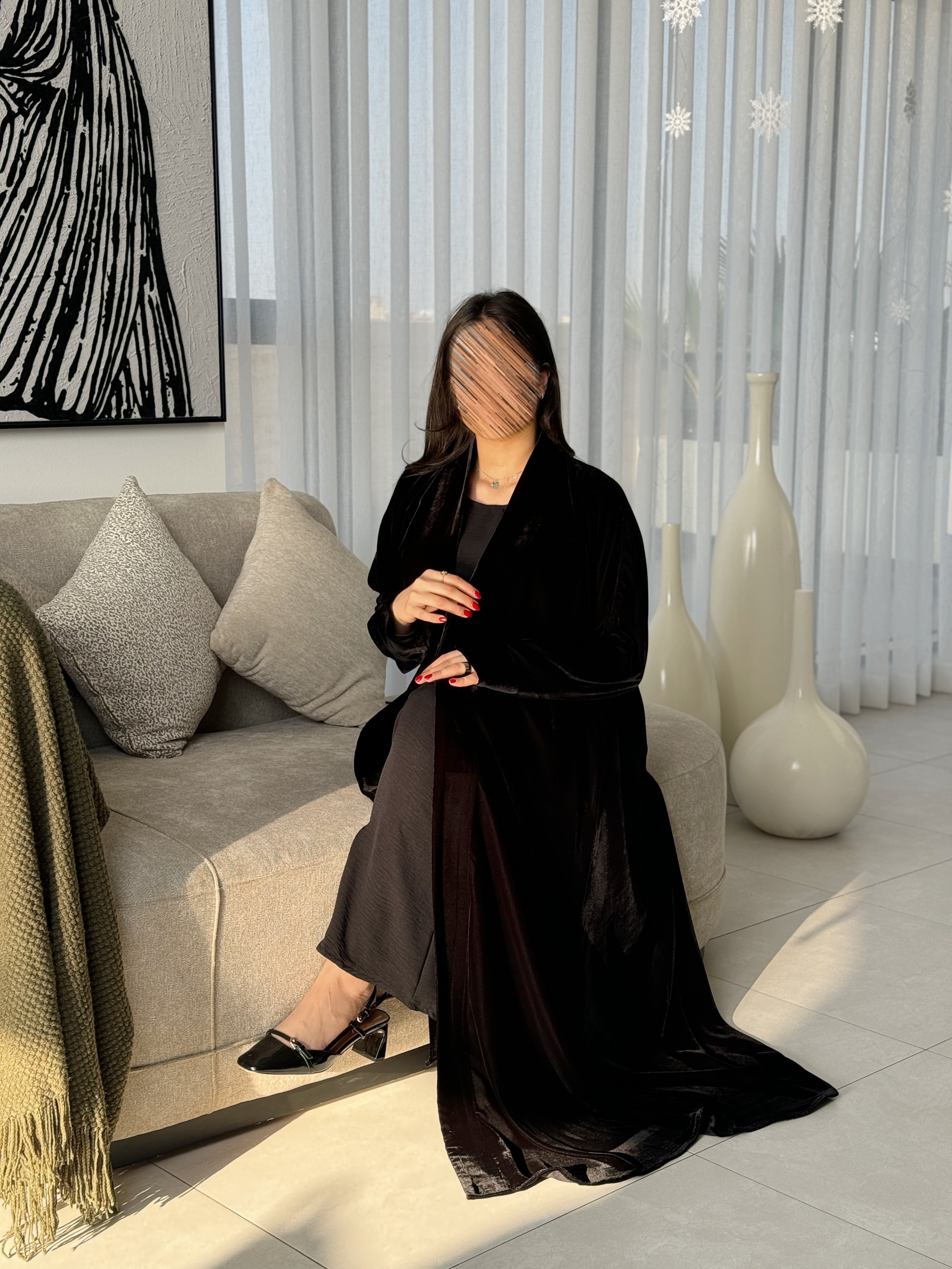 ساده مخمل فرنسي نص كلوش - SNA17