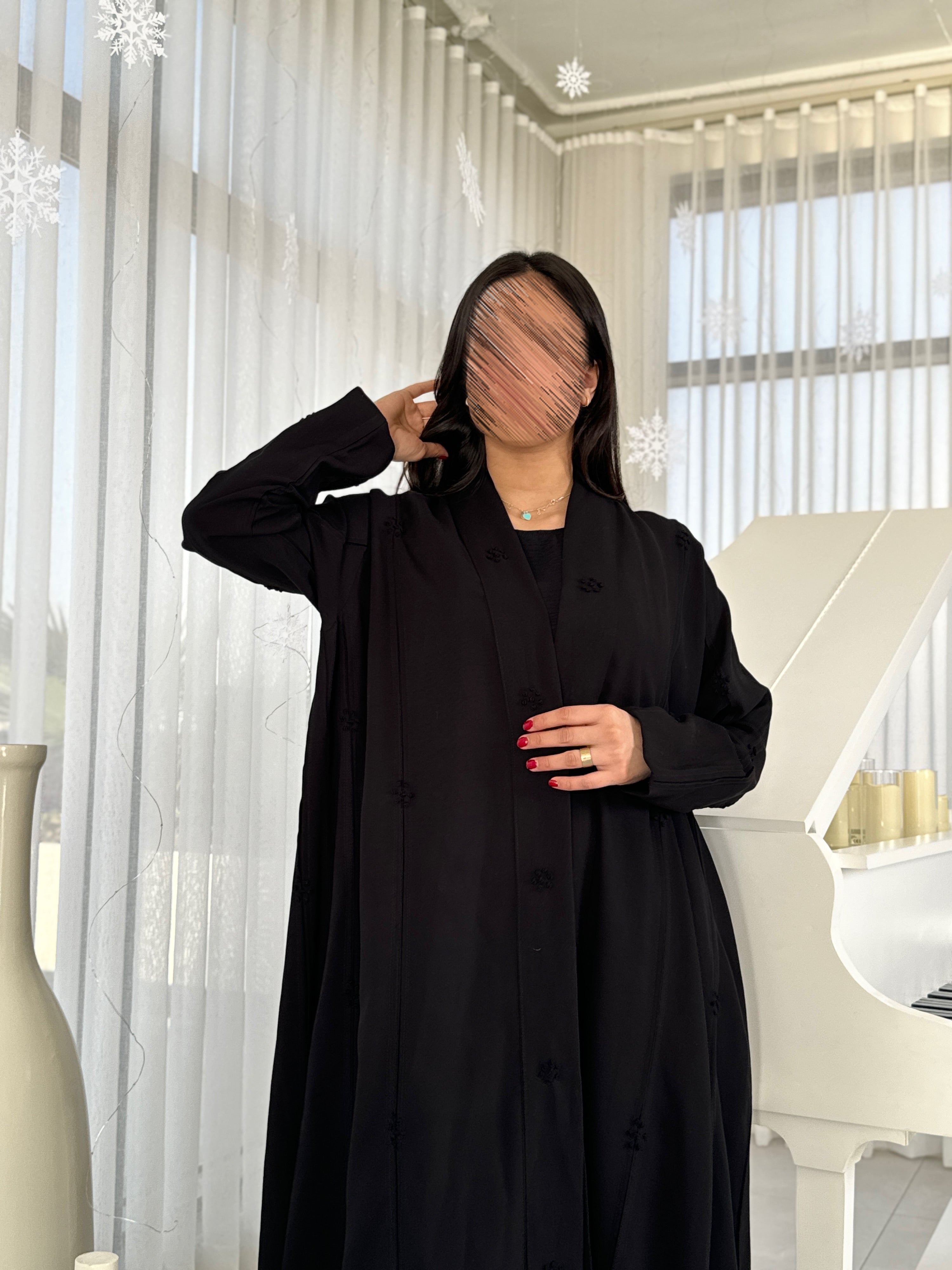 قماش كريب الشرقيه شكيدي نص كلوش - SNA11