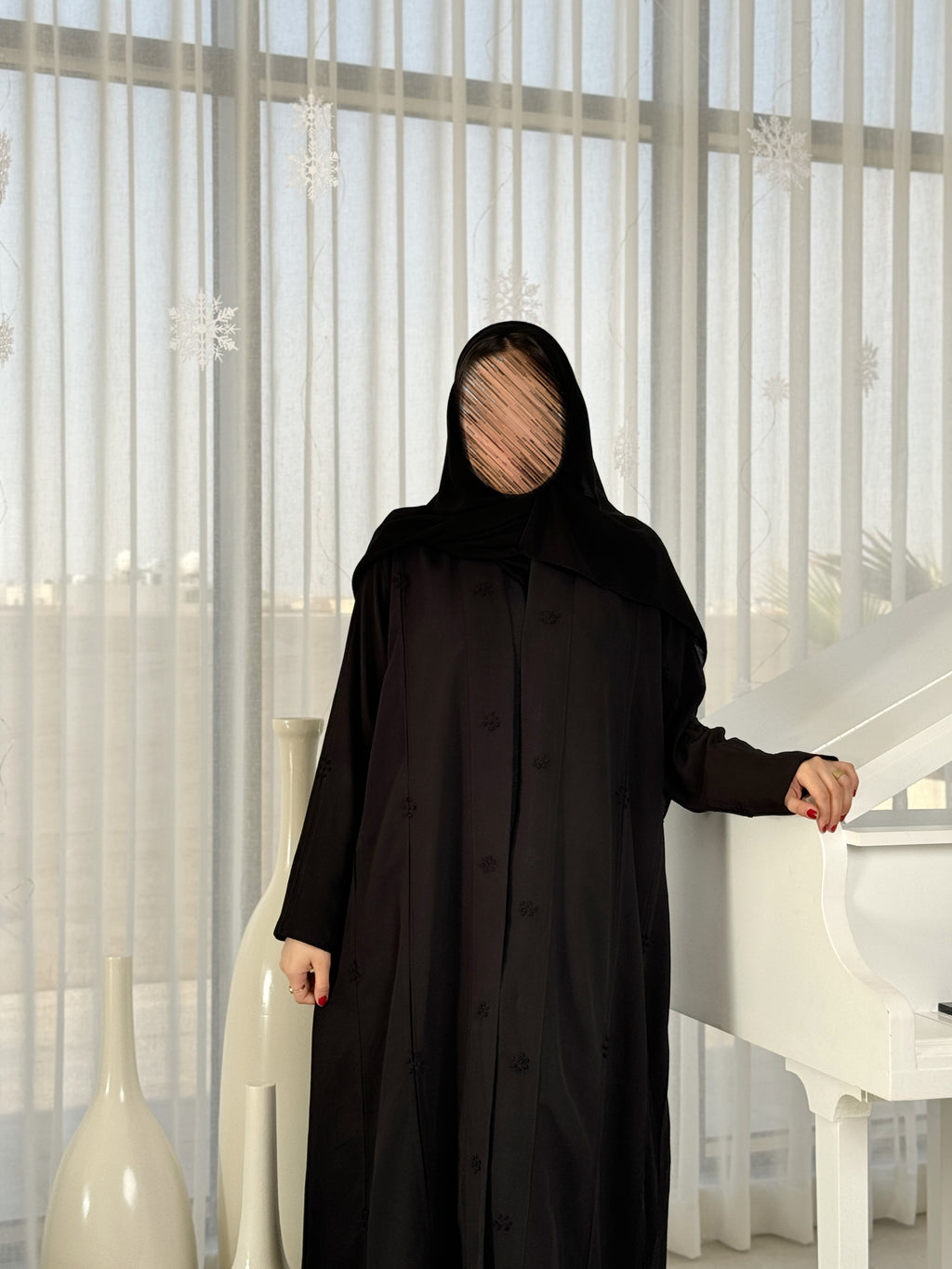 قماش كريب الشرقيه شكيدي نص كلوش - SNA11