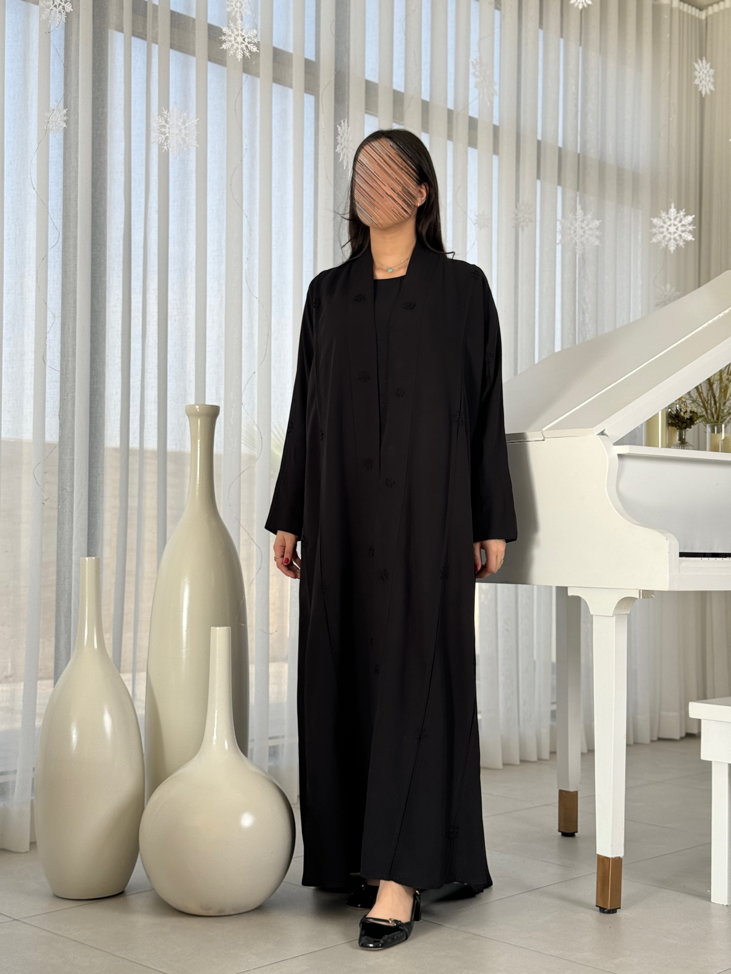 قماش كريب الشرقيه شكيدي نص كلوش - SNA11