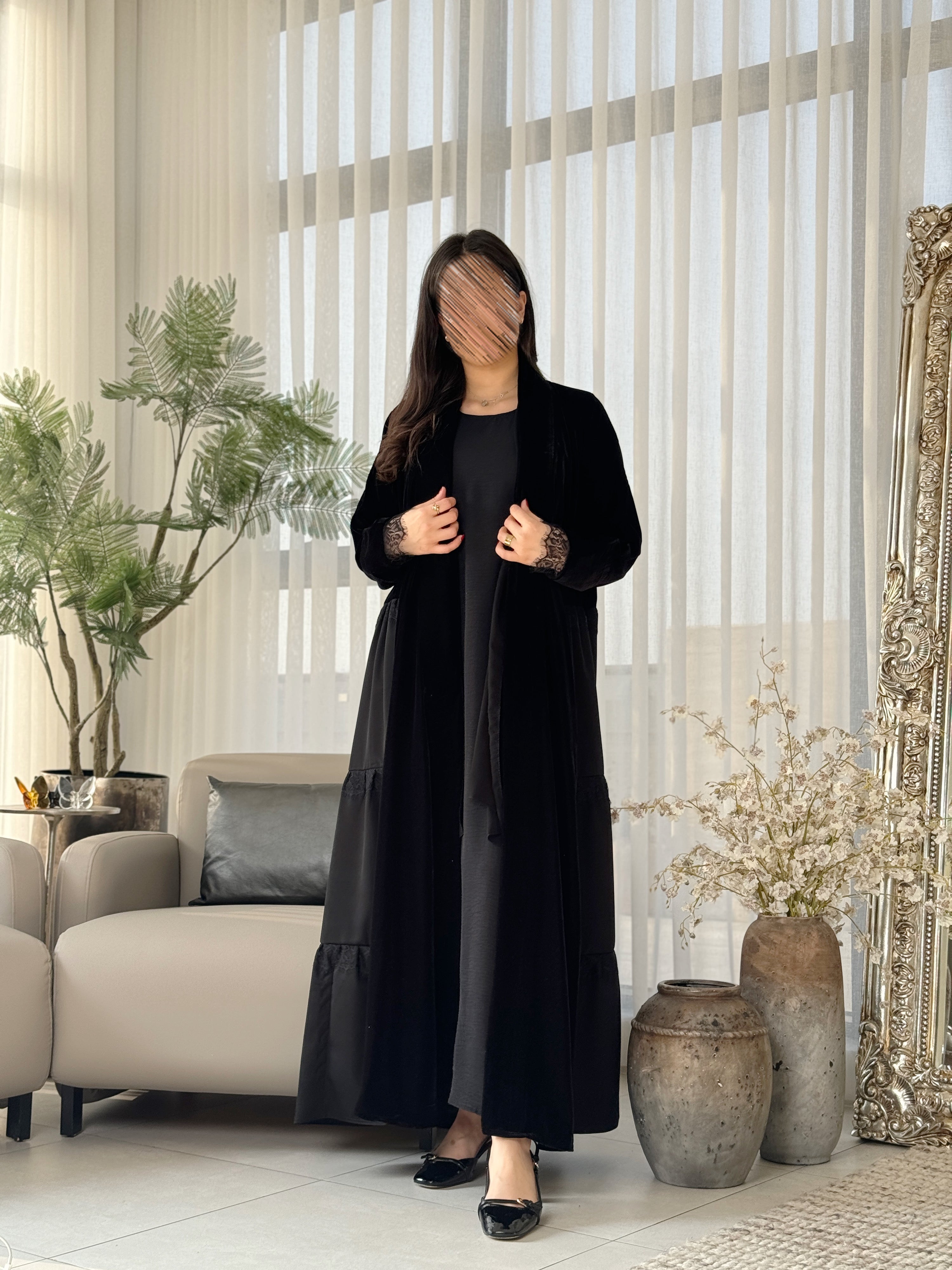 مخمل تدخيله دانتل نص كلوش - SNA16