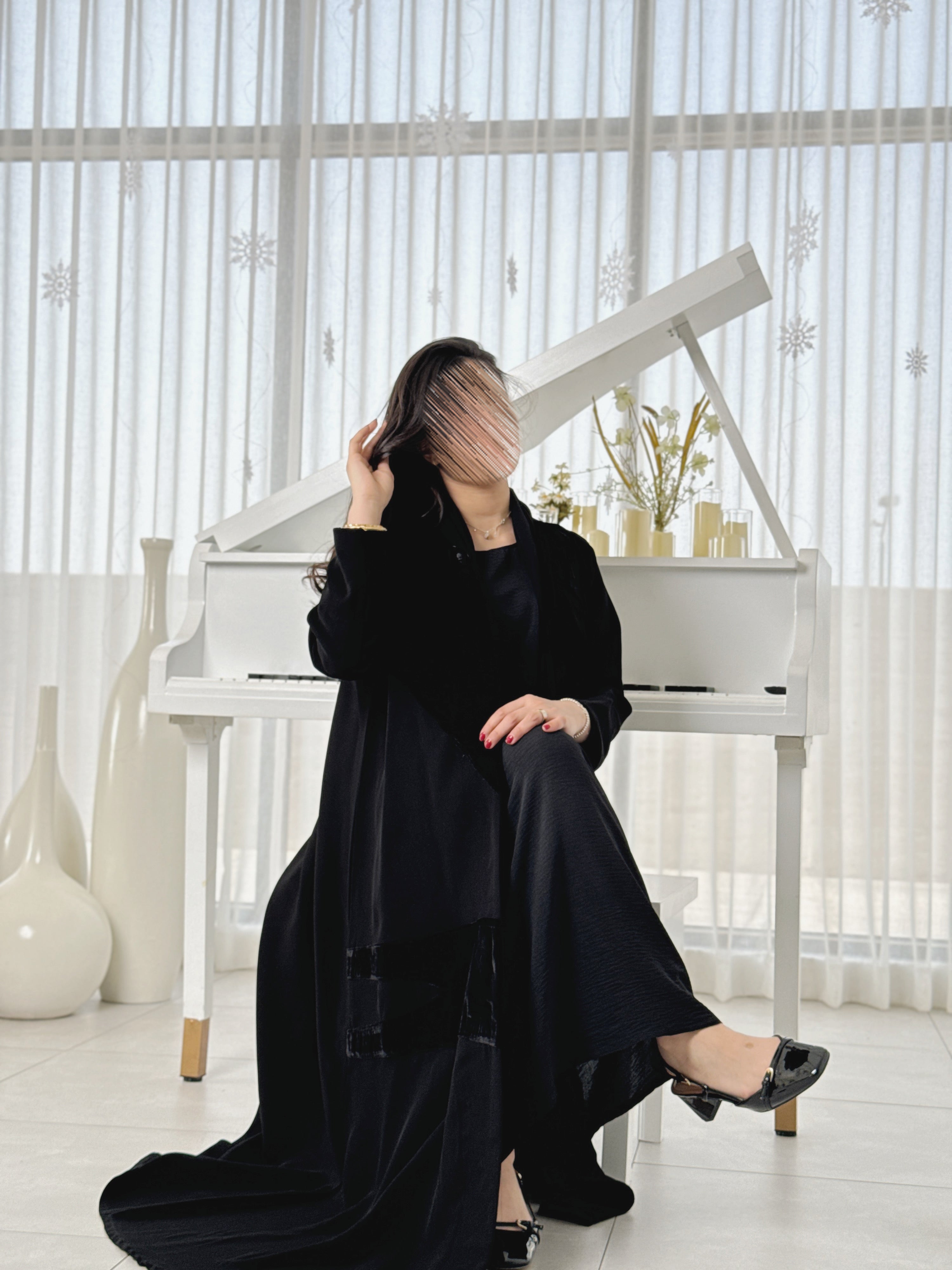 قماش سراميك مع استريت مخمل - SNA07