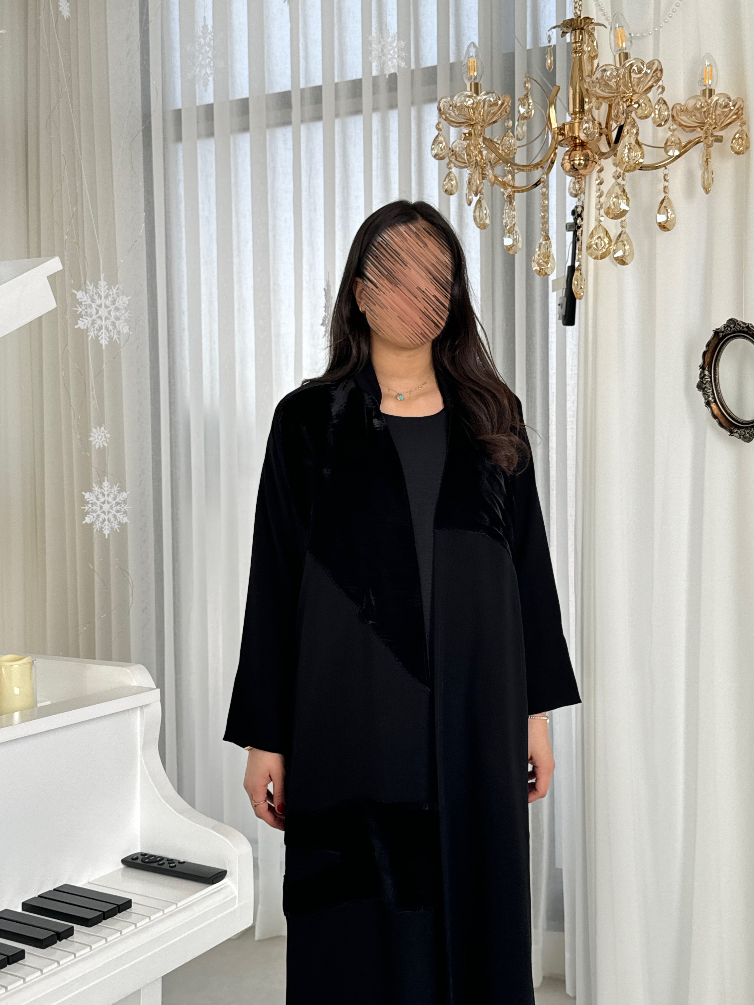 قماش سراميك مع استريت مخمل - SNA07