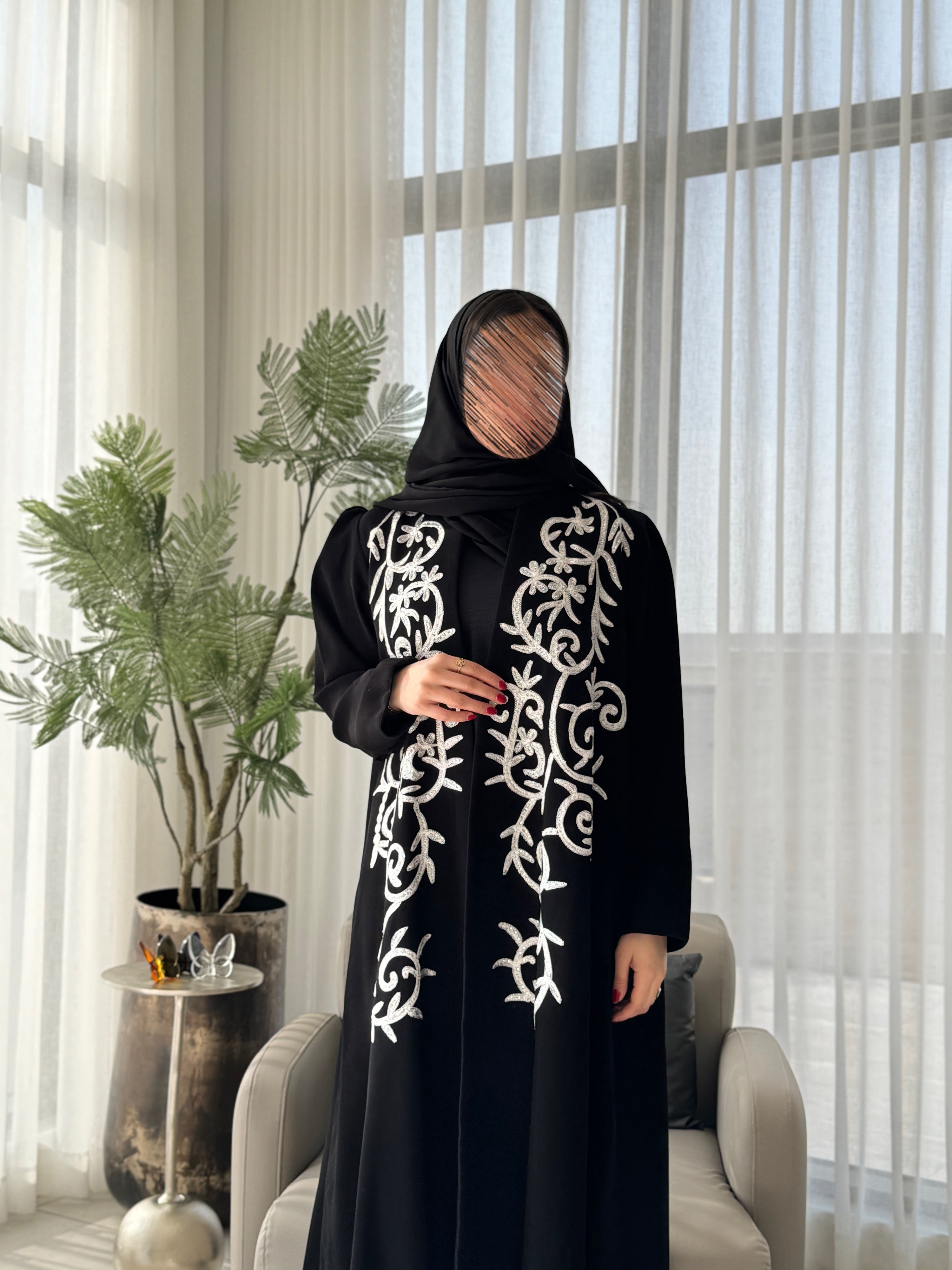 هاري تطريز كم بوف نص كلوش - SNA01