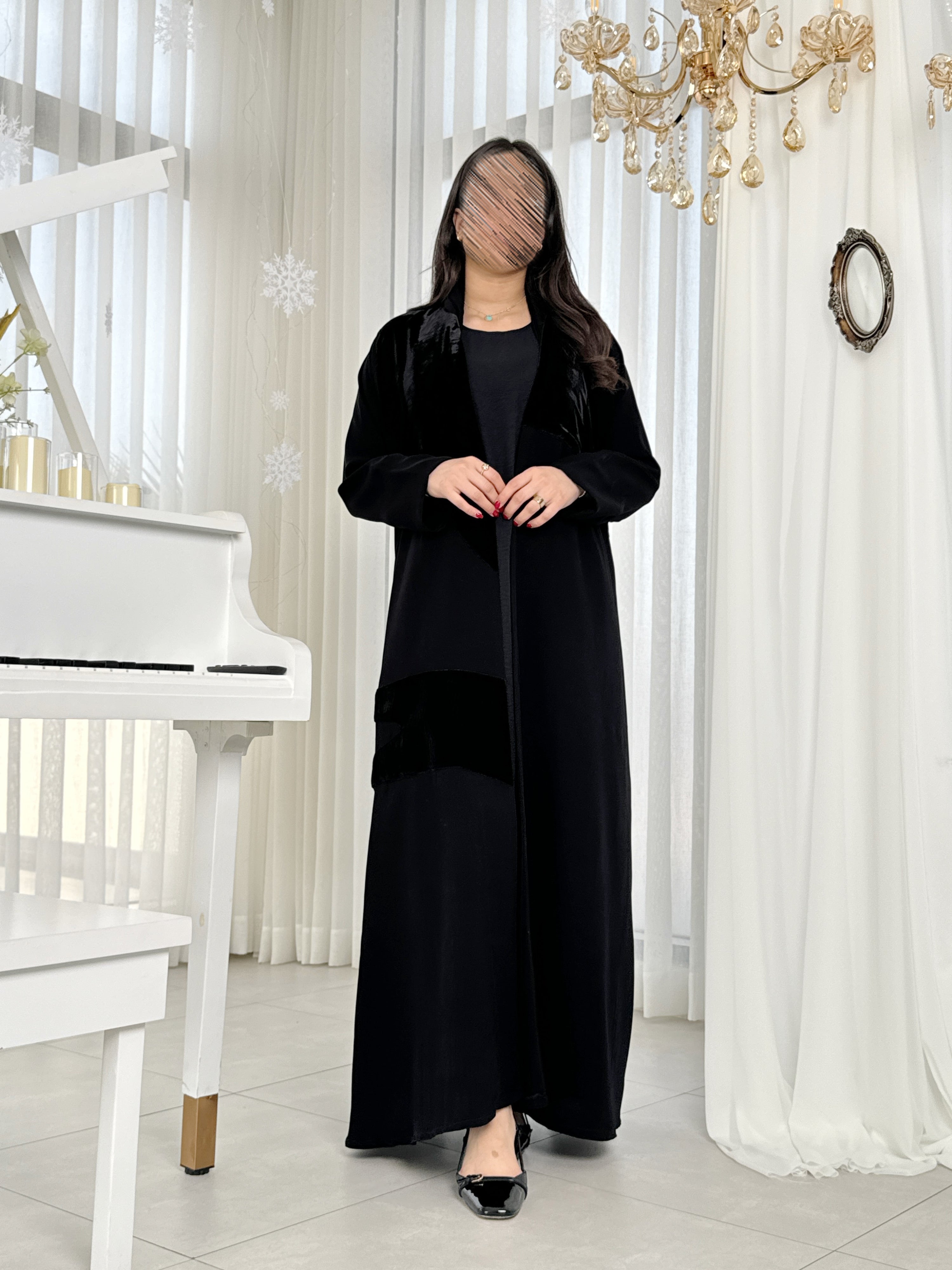 قماش سراميك مع استريت مخمل - SNA07