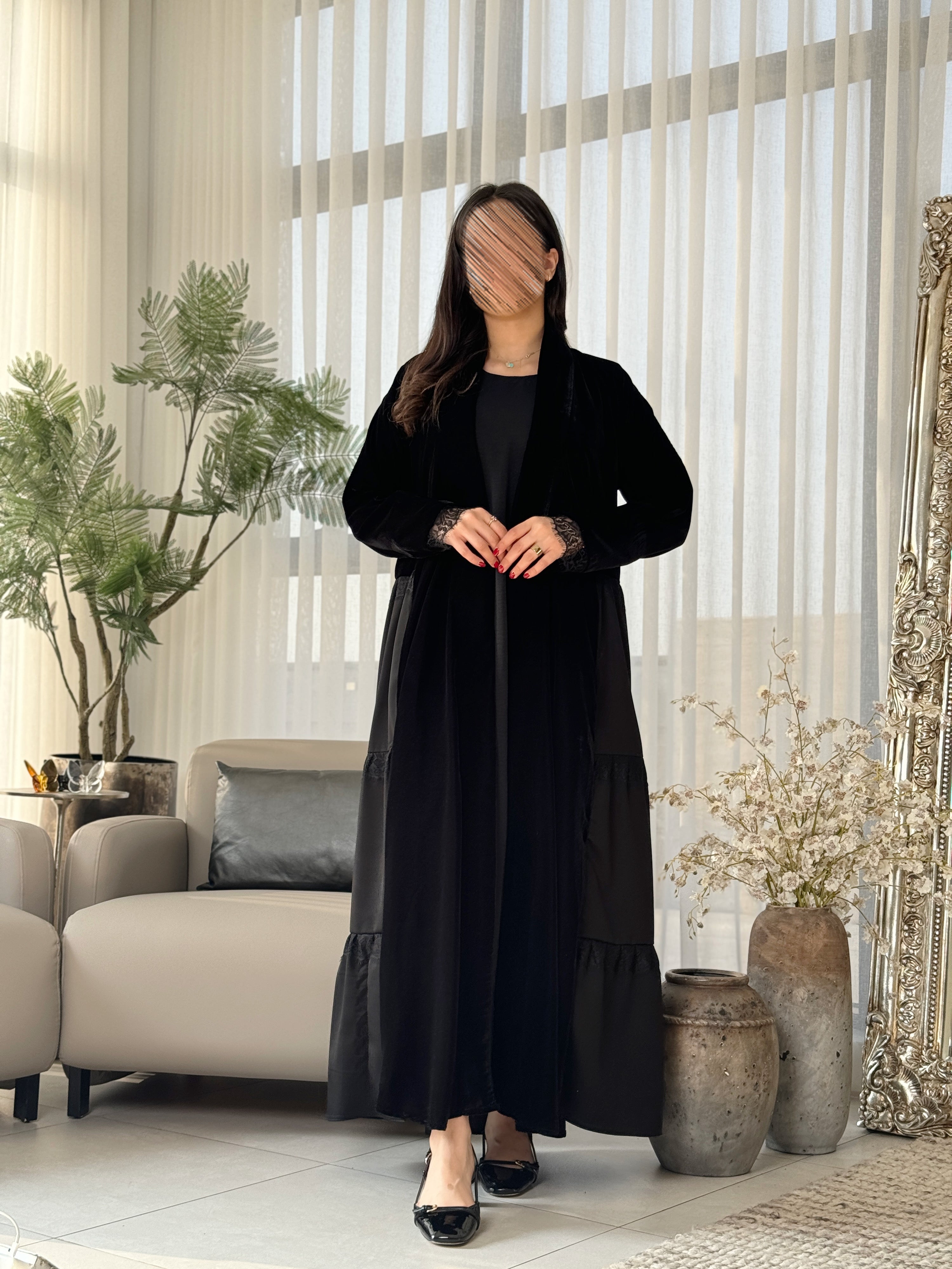 مخمل تدخيله دانتل نص كلوش - SNA16