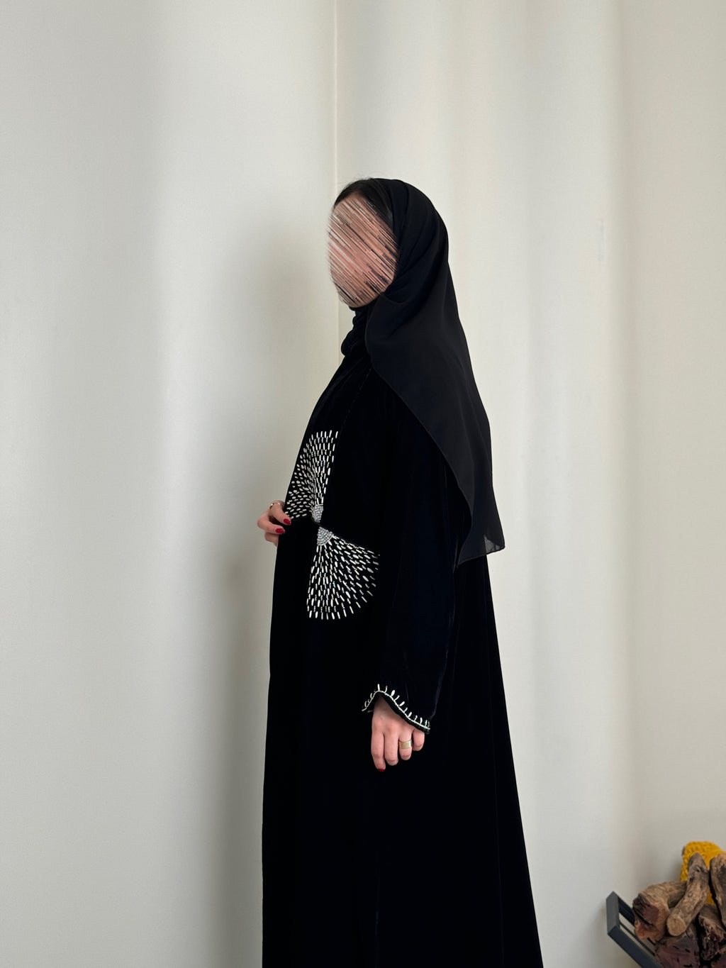 مخمل مع شك دردوزى نصية كلوش - SNA14