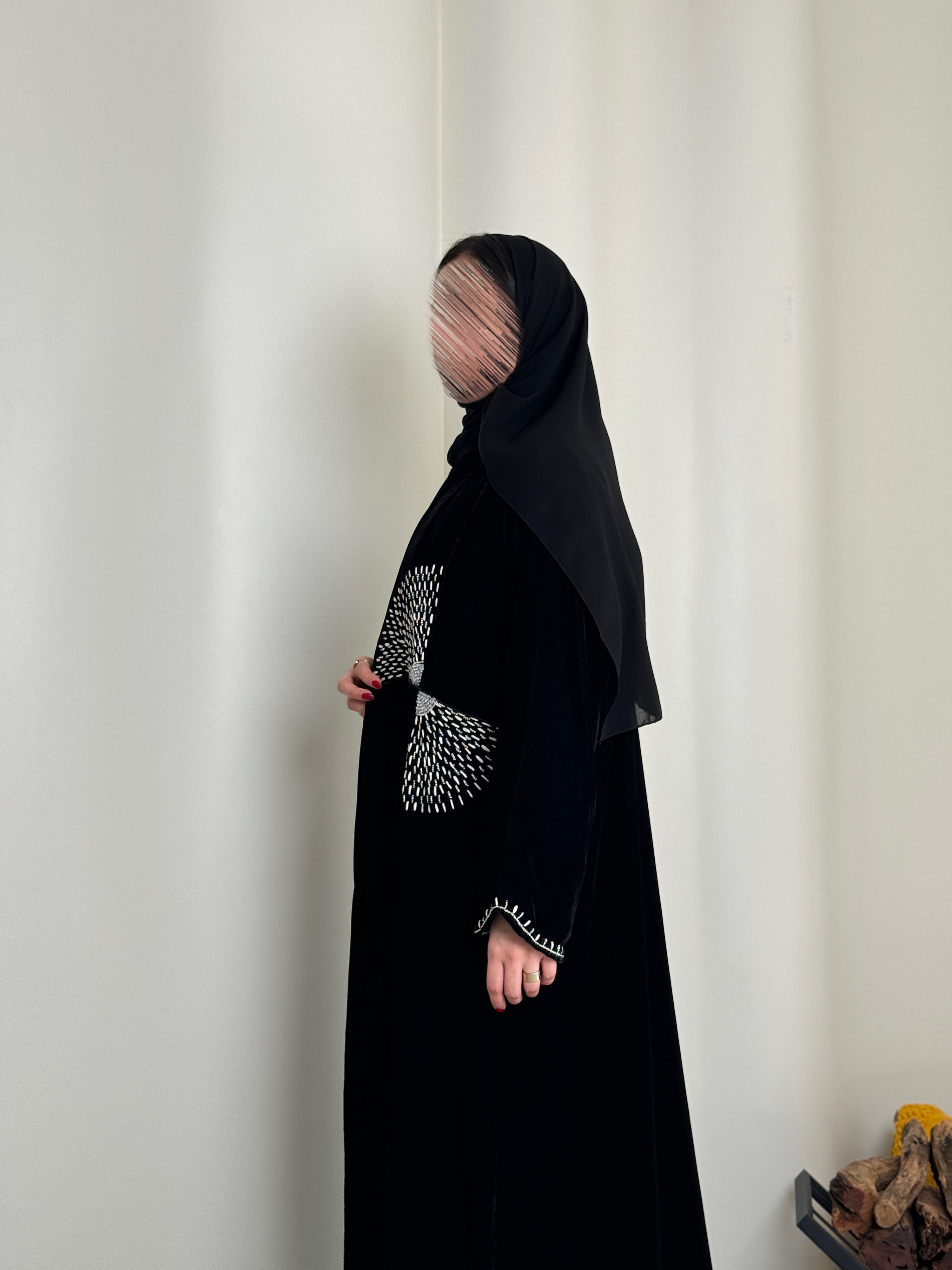 مخمل مع شك دردوزى نصية كلوش - SNA14